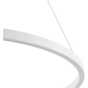 Molto Luce suspension LED Perfora, blanc, Ø 90 cm, aluminium pas cher