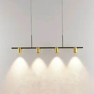 Comparateur de prix : Molto Luce Suspension Nuun PD, noir/or, aluminium, 4 lampes