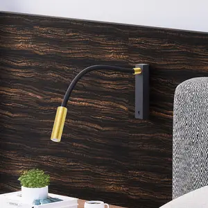 Molto Luce applique murale LED Arok, noir/or, aluminiumVendu parluminaire