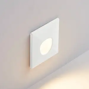 Molto Luce lampe encastrable LED Wall 68 R Sina IP44 SQ, blanc, CCTVendu parluminaire