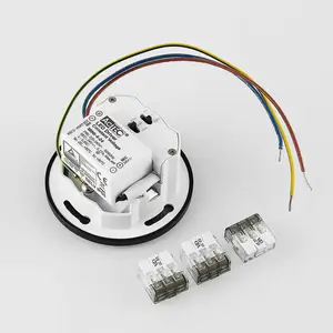 Molto Luce lampe encastrable LED Wall 68R IP44 RD, noir, CCTVendu parluminaire