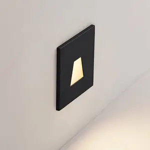Molto Luce lampe encastrable LED Wall 68R IP44 SQ, noir, CCTVendu parluminaire