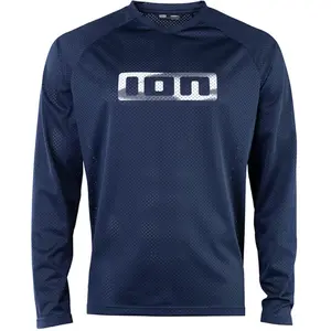 Maillot a manches longues ion logo bleu unisexe pas cher