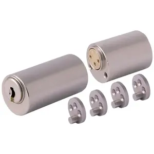 Comparateur de prix : Kaba - Jeu de cylindre expert plus 285/745 (type cisa) 4 clés 35.SET.AK285/745.NI