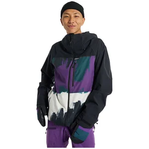 Burton - Veste Lodgepole 2 L homme, True Black / Forest Chalk, XS pas cher