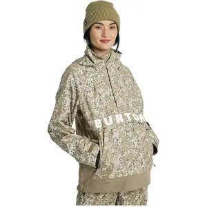 Burton - Anorak Frostner 2 L femme, Snowfall Camo / Summit Taupe, S pas cher