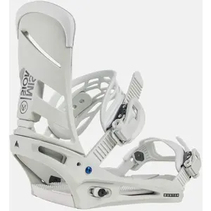 Burton - Fixations pour snowboard Mission Re:Flex homme, Gray Cloud, L pas cher