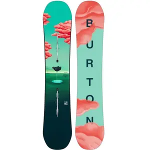 Burton Planche De Snowboard Women's Yeasayer Flying V Femme vert 152cm pas cher