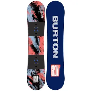 Comparateur de prix : Burton Planche De Snowboard Kids' Grom Camber Garçon gris 110cm