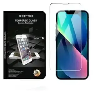 Comparateur de prix : Xeptio Apple iPhone 13 PRO MAX 6,7 pouces vitre protection écran noir - Neuf
