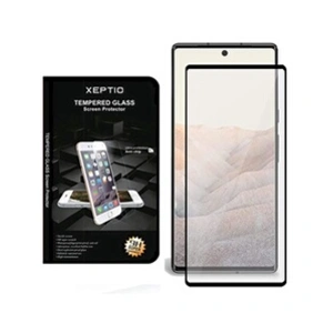 Comparateur de prix : Vitre en verre trempé Full cover noir pour Google Pixel 6 5G - XEPTIO