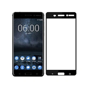 Nokia 8 4G : Protection d'écran FULL COVER noir en verre trempé - Temp...Vendu parcdiscount
