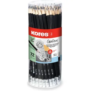 Kores Lot de 72 Crayon papier Grafitos bout gomme HB pas cher