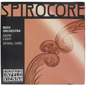 Thomastik Jeu de cordes weich orchestre pour contrebasse Spirocore S42WTH
