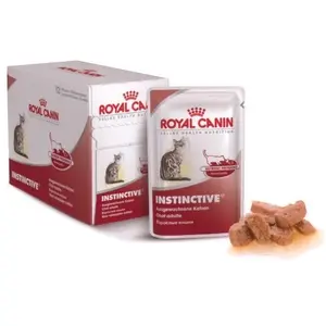 Comparateur de prix : 12x85g Instinctive en sauce Royal Canin - Sachets et Boîtes pour Chat