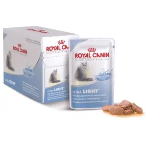 Comparateur de prix : 12x85g Light Weight Care en sauce Royal Canin - Pâtée pour chat