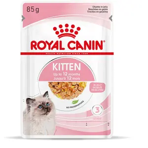 Comparateur de prix : Boîtes Chat   Royal Canin Sachet Gelée Kitten Instinctive   12 x 85 g