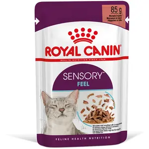 Patee chat royal canin sensory feel sauce 12x85g ROYAL CANIN 15190102 pas cher