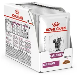 Comparateur de prix : Royal Aliment Pour Chat Vétérinaire Félin Rénal Précoce Boîte 12x85g