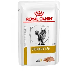 Comparateur de prix : 12x85g Urinary S/O Mousse Royal Canin Veterinary Diet - Sachet pour chat