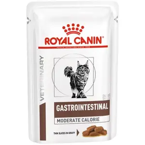Comparateur de prix : Royal canin veterinary diet gastro intestinal chat 12 sachets de 85g
