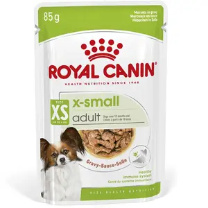 Comparateur de prix : 12x85g Royal Canin X-Small Adult en sauce