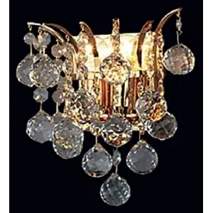 Orion Applique cristal dorée LENNARDA pas cher