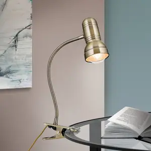 Orion Lampe à pince Samala, patiné pas cher