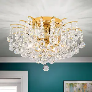Orion Plafonnier doré de 24 carats LENNARDAVendu parluminaire