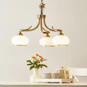 Orion Magnifique suspension à 3 lampes Elvira pas cher