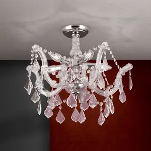 Orion Lustre Caroline élégant en cristal pas cher