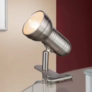 Orion Lampe à pince Samal, satiné pas cher