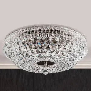 Orion Plafonnier cristal chromé SHERATA, 45 cmVendu parluminaire
