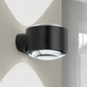 Orion Applique d'extérieur LED Tatra, noir, Ø 10,2 cm, aluminium, up/d...Vendu parluminaire