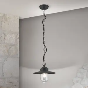 Orion Suspension d'extérieur Edward, anthracite, Ø 27,5 cm, aluminiumVendu parluminaire