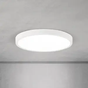 Orion Plafonnier LED Disc, blanc Ø 28 cm, CCT, métal/plastique pas cher