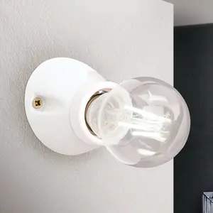Orion Applique murale Frost en céramique blanche pas cher