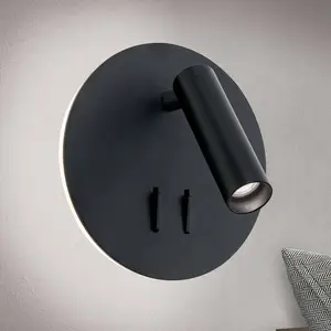 Orion Applique LED Lenny à 2 sources lumineuses, noire pas cher