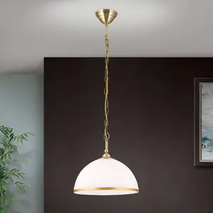 Orion Suspension Old Lamp avec chaîne, à 1 lampe pas cher