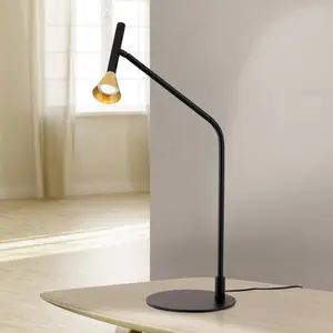 Orion Lampe à poser LED Odeon, noire, inclinable pas cher