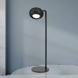 Orion Lampe à poser LED rechargeable Kerby, noir, hauteur 40 cm, acier... pas cher