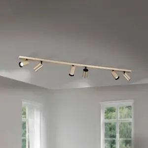 Orion Spot Sean, 6 lampes, doré, métal, orientableVendu parluminaire