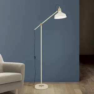Orion Lampadaire Schiller, kaki, métal, hauteur 153 cm, réglable pas cher