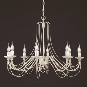 Orion Lustre Antonina 8 lampes, chaîne suspenteVendu parluminaire