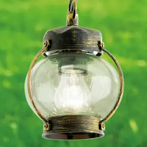 Orion Suspension d’extérieur Margerite, verre à bullesVendu parluminaire