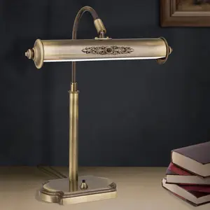 Orion Lampe de bureau Picture en laiton vieilliVendu parluminaire