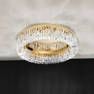 Orion Plafonnier rond à cristaux - 59 cmVendu parluminaire