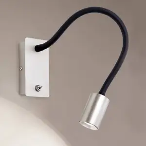 Orion Applique LED Kurt nickel mat avec bras flex pas cher