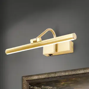 Orion Applique pour tableau LED Sofia, dorée - 30 cm pas cher