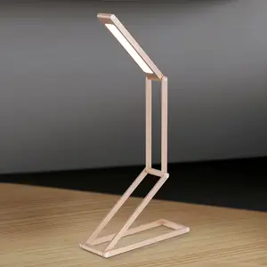 Orion Lampe de table LED rechargeable Falto, or, aluminium, réglable pas cher